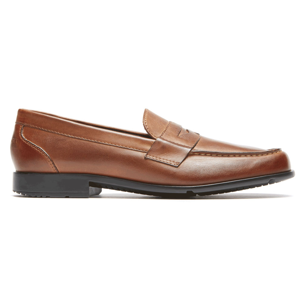 Rockport Singapore Mens Loafers - Classic Penny Brown - ZL6078341